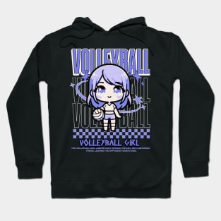 Volleyball Anime Girl Hoodie